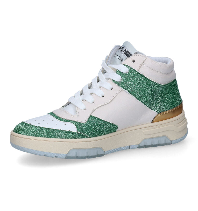 Méliné Ecru Sneakers in leer (316071)