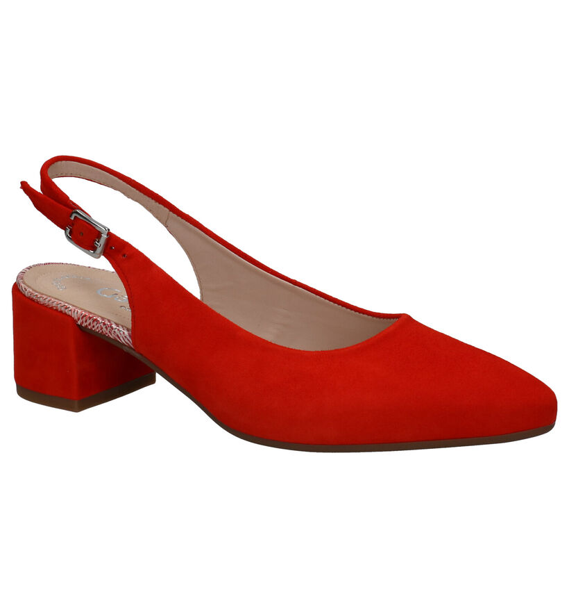 Gabor Soft Move Escarpins en Rouge en nubuck (271706)
