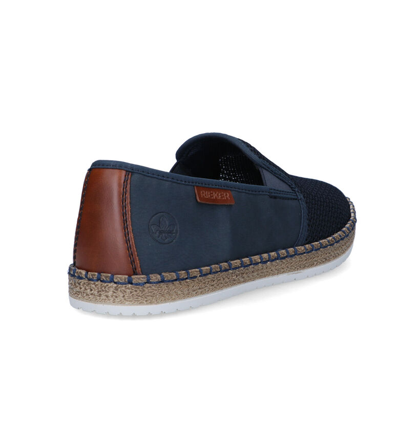 Rieker Chaussures à enfiler en Bleu pour hommes (354798)