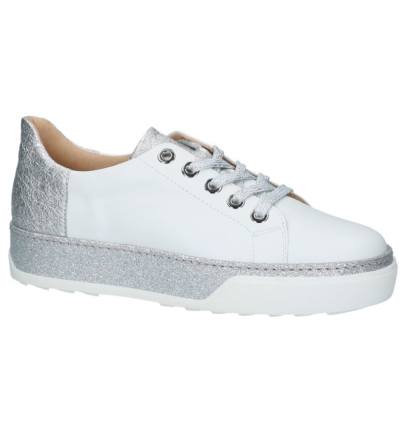 Witte Sneakers met Dikke Zolen Tine's, , pdp