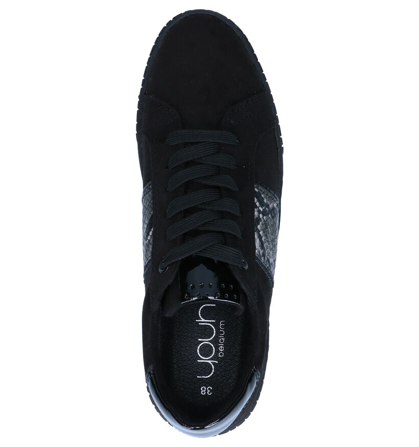Youh! Baskets habillées en Noir en daim (277621)