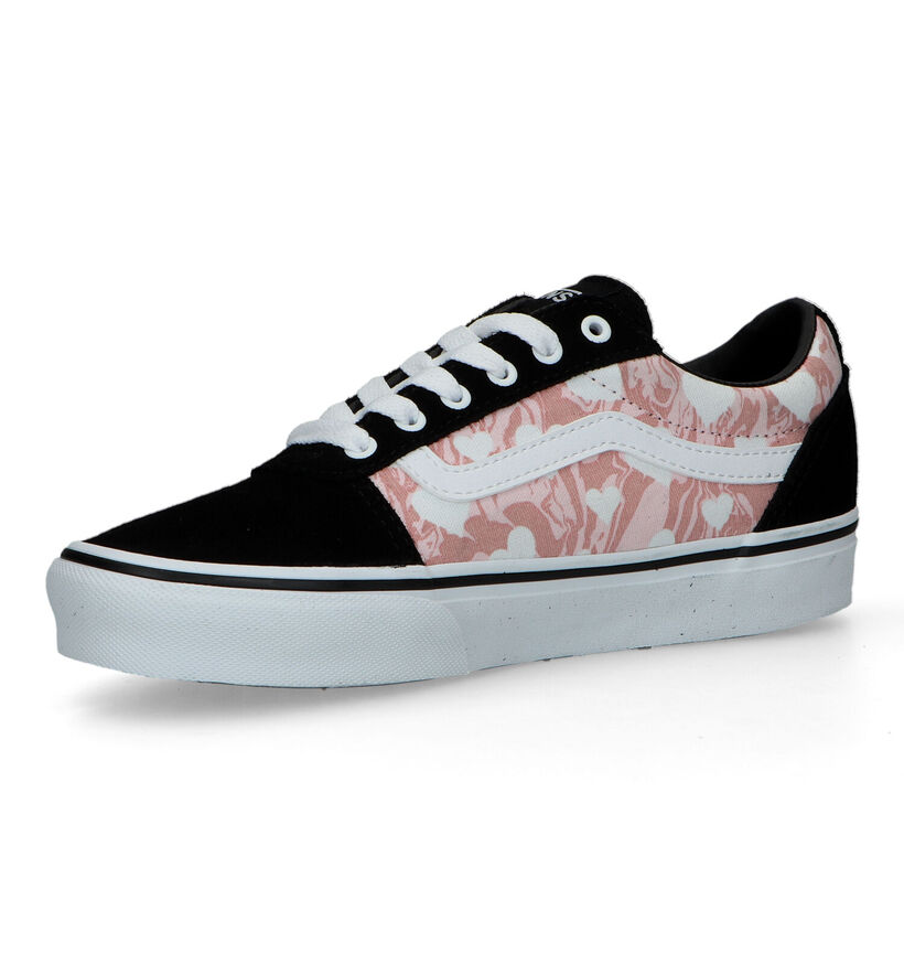 Vans Ward Zwarte Skate Sneakers voor meisjes (321077)