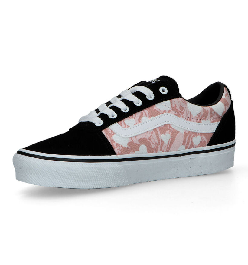 Vans Ward Baskets de skate en Noir pour filles (321077)