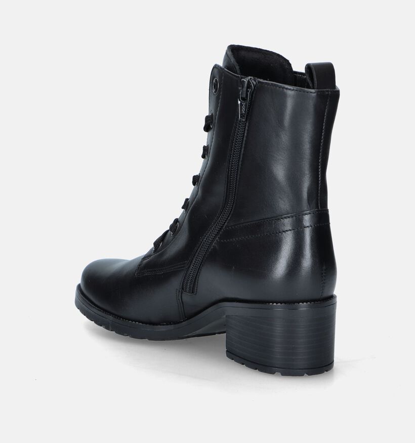 Gabor Comfort Bottillons avec talon en Noir pour femmes (347084) - pour semelles orthopédiques