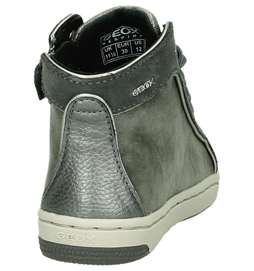 Geox Chaussures hautes en Gris foncé en simili cuir (180636)