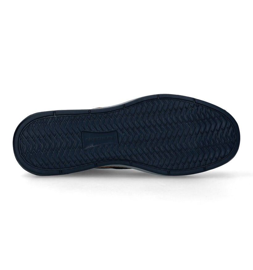 Skechers Moreno Ederson Chaussures à lacets en Bleu pour hommes (322942)