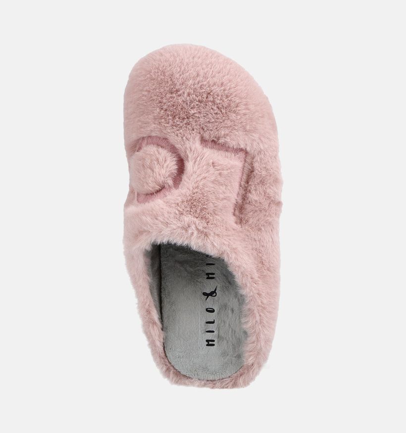 Milo & Mila Love Lichtroze Pantoffels voor meisjes (381128) - geschikt voor steunzolen