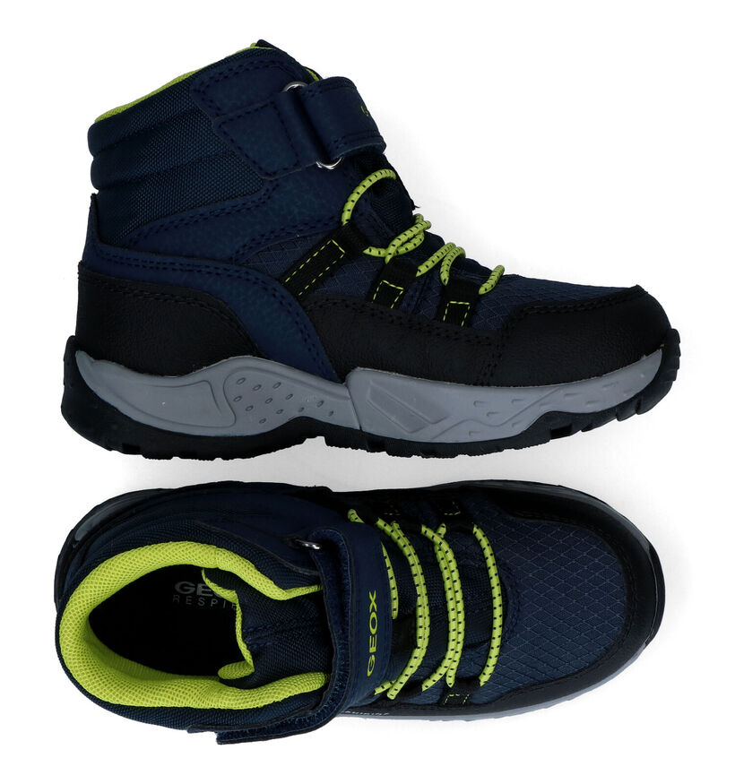 Geox Sentiero Chaussures de marche en Noir en textile (317629)