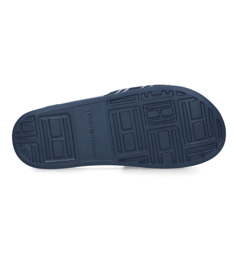 Tommy Hilfiger Webbing Blauwe Badslippers voor dames (321009)