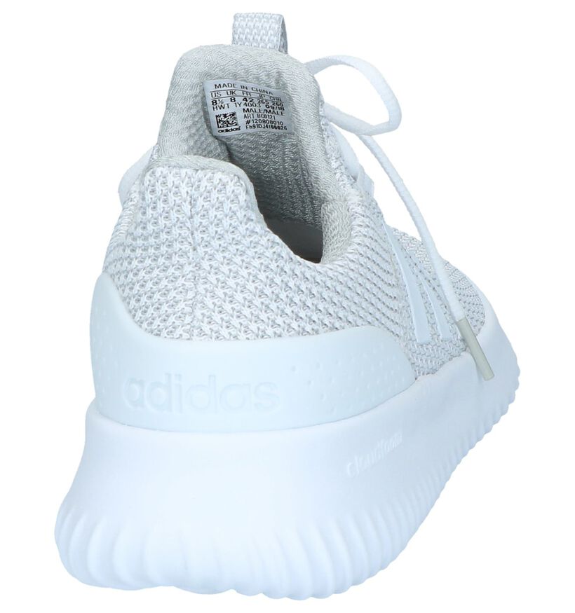 Witte Slip-on Sneakers adidas Cloudfoam Ultimate in stof (237228)