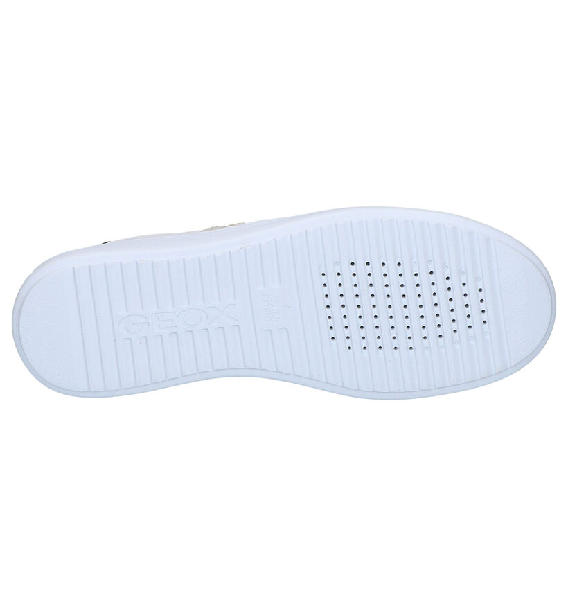 Geox Chaussures à lacets en Blanc en cuir (266855)