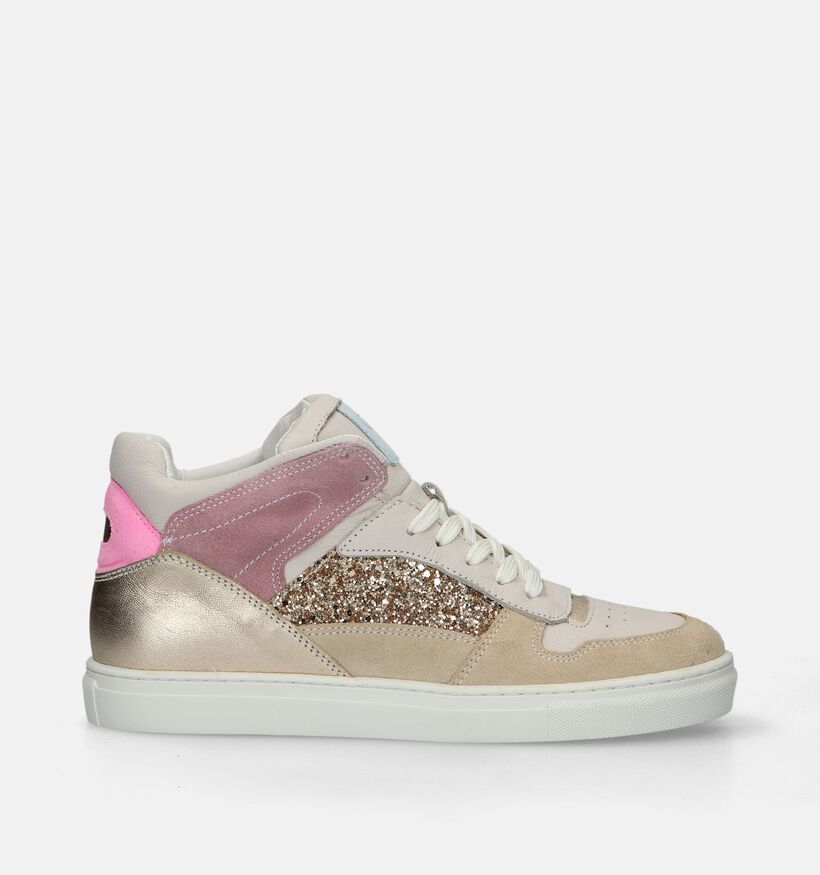 CKS Chantalle Gouden Hoge sneakers voor dames (341149)