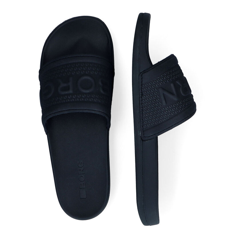 Björn Borg Romeo Zwarte Badslippers voor heren (305423)