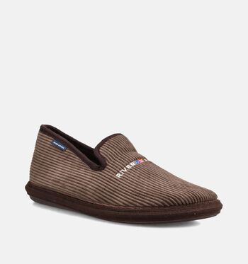 River Woods Pantoufles Noir/Marron