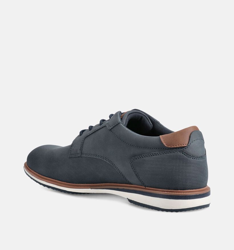 Marco Tozzi Chaussures classiques en Bleu fonc&eacute; pour hommes (375263) - pour semelles orthop&eacute;diques