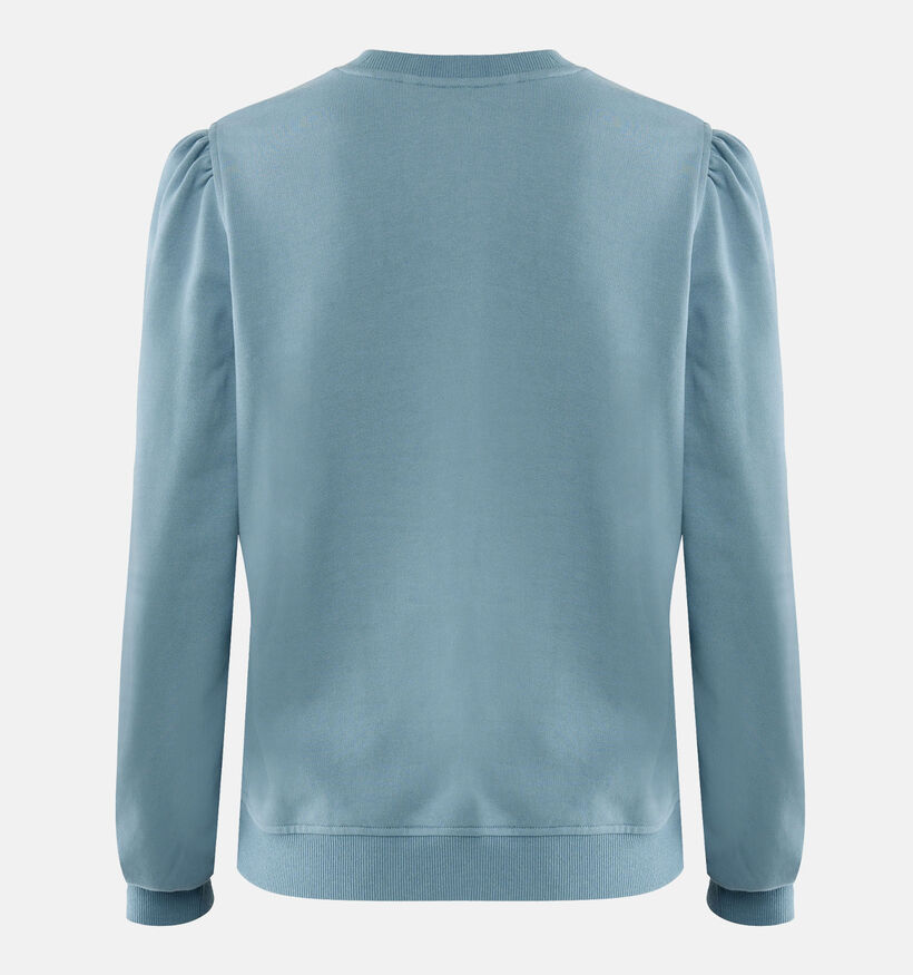 Mexx Flower Sweater Blauwe Pull voor dames (362293)