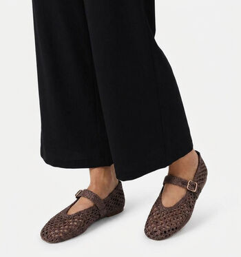 Laurent David Chaussures plates Marron