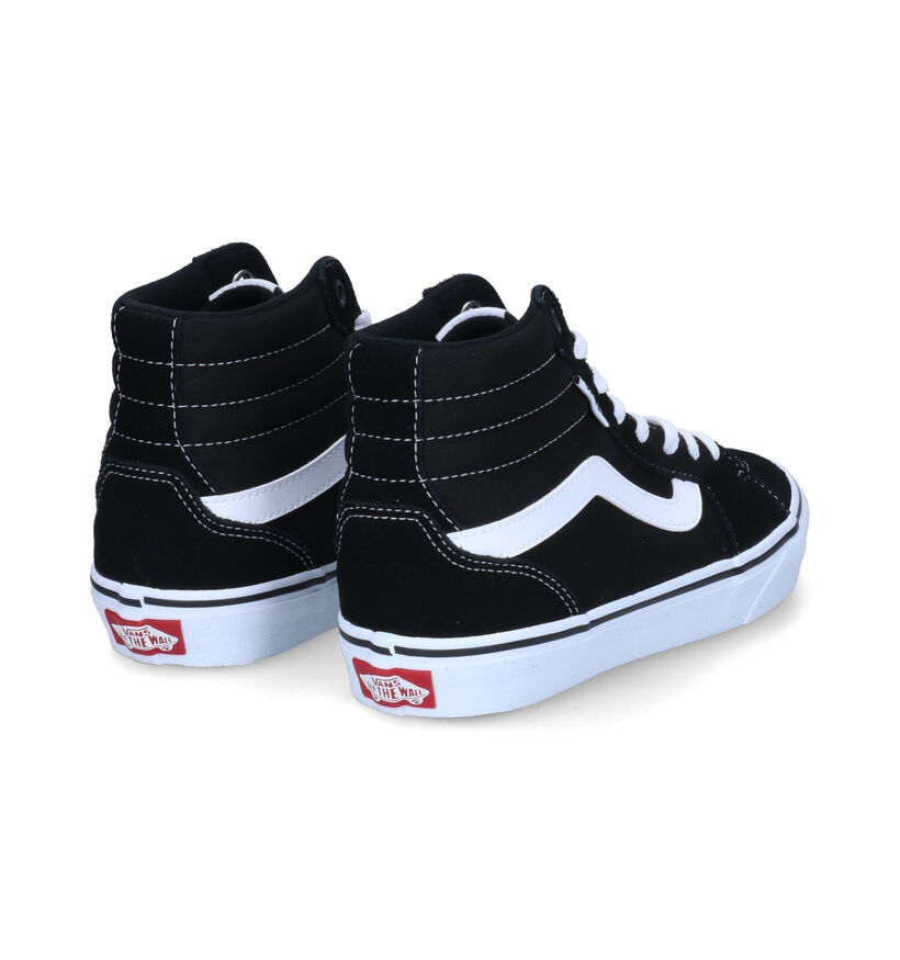 Vans Filmore Hi Baskets de skate en Noir pour femmes (328039)