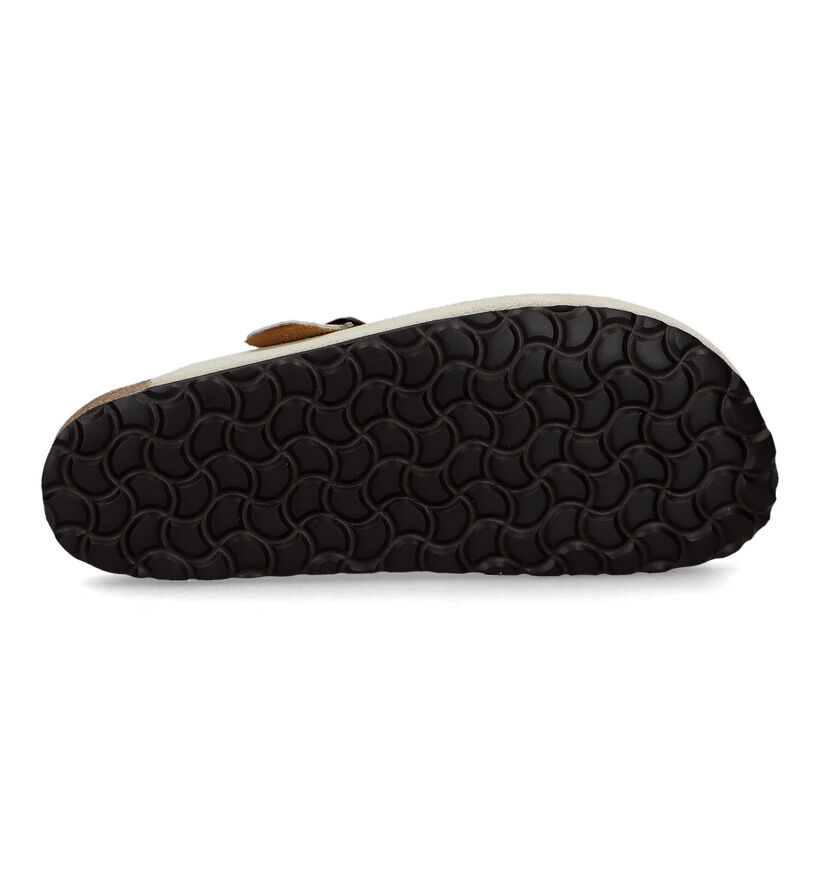 Bio Dream Ecru Slippers in daim (325840)