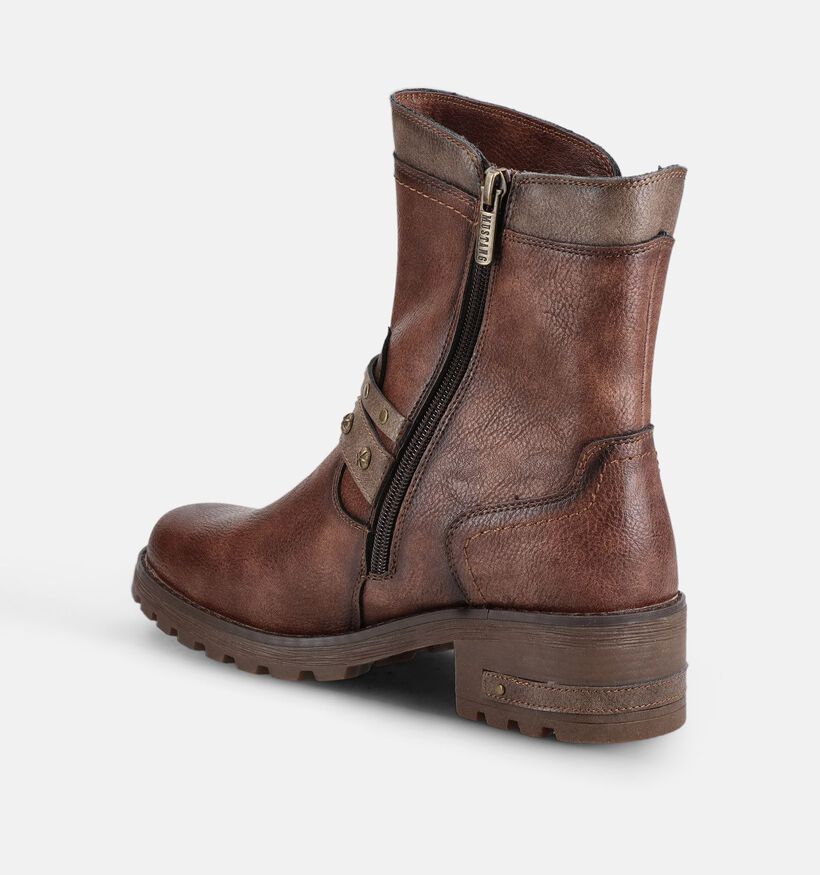 Mustang Bottines motardes en Marron pour femmes (378899)