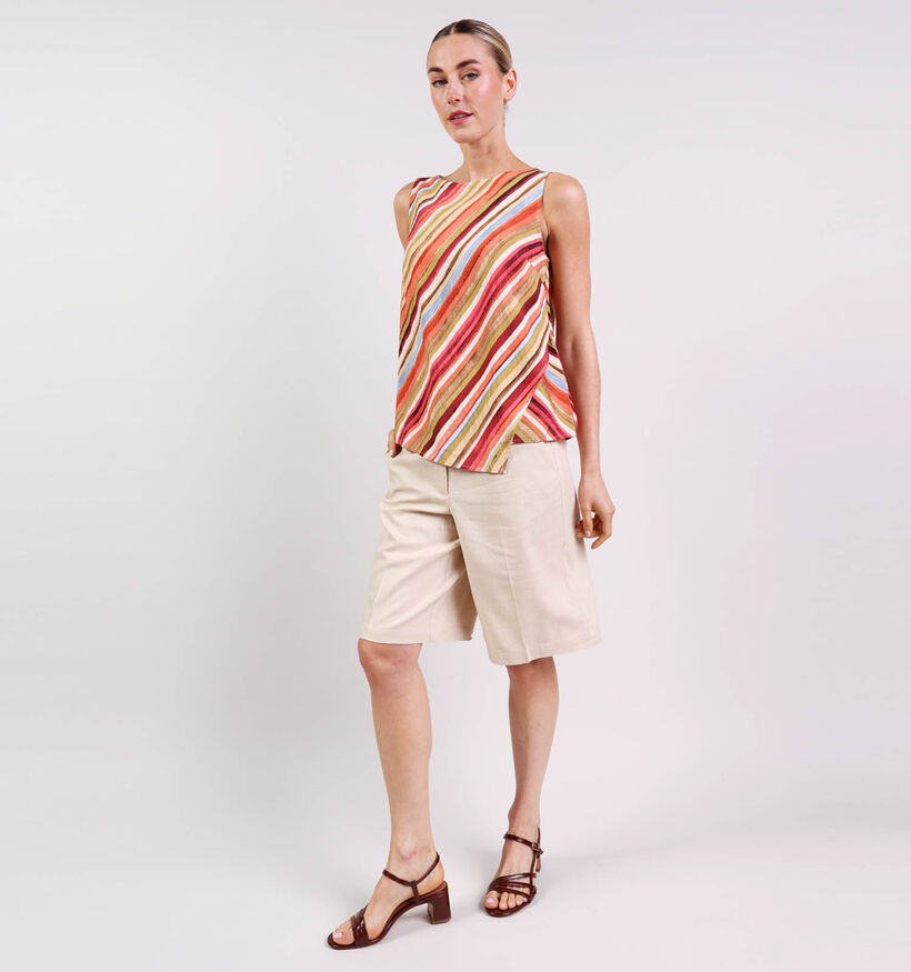 Vero Moda Vita Ellie D&eacute;bardeur en Orange pour femmes (374956)