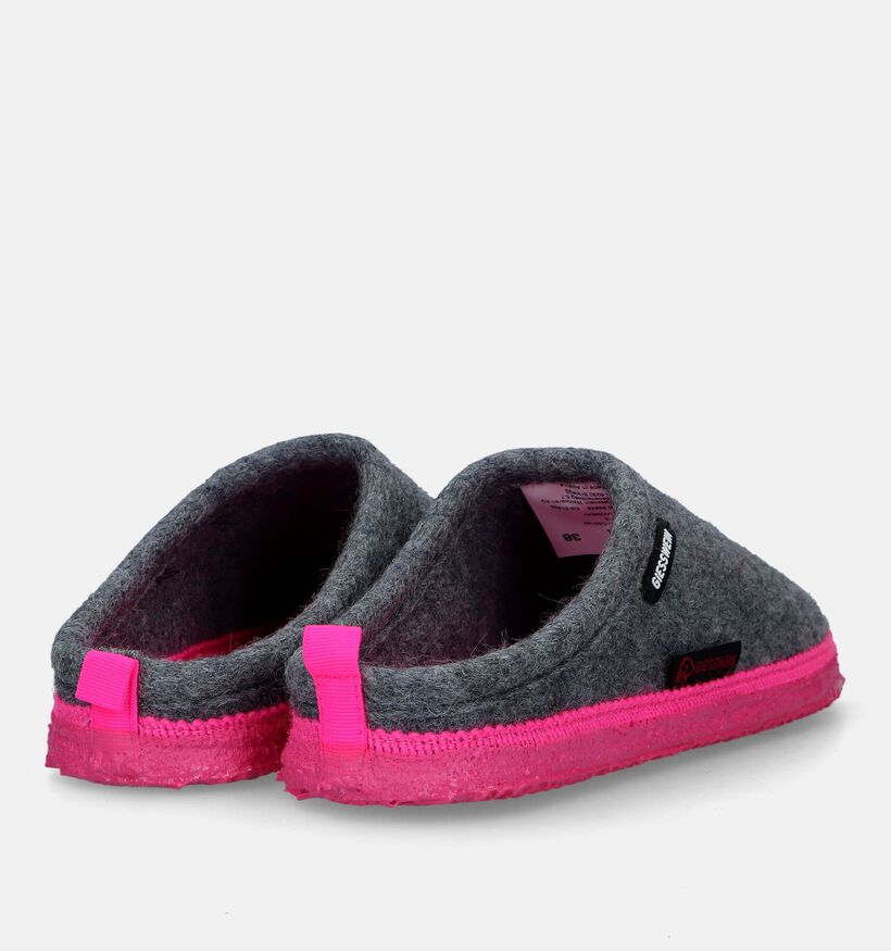 Giesswein Woolpops Pantoufles en Gris pour femmes (333554)