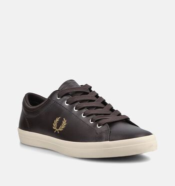 Fred Perry Low Baskets Blanc/Marron/Bleu/Gris