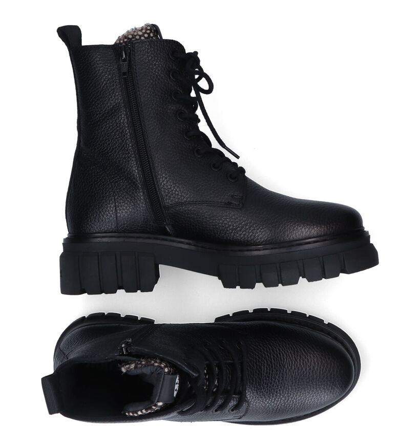 Maruti Maxim Bottines en Noir en cuir (326906)