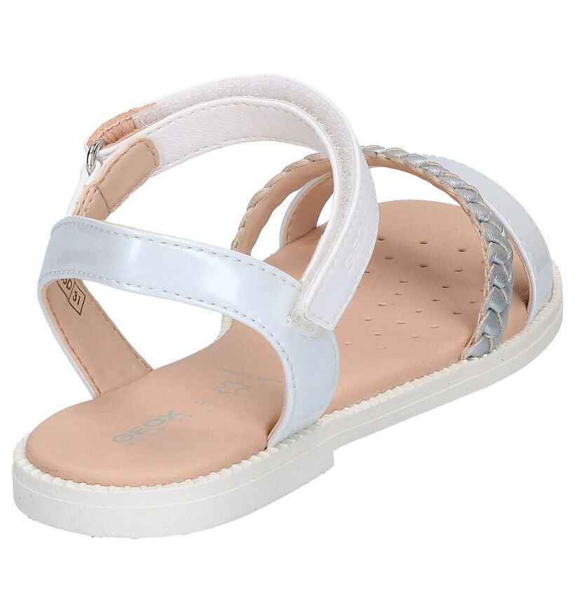 Geox Sandales en Blanc en simili cuir (267464)