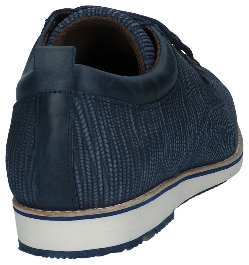 Geklede Veterschoenen Bullboxer Donker Blauw in nubuck (237604)