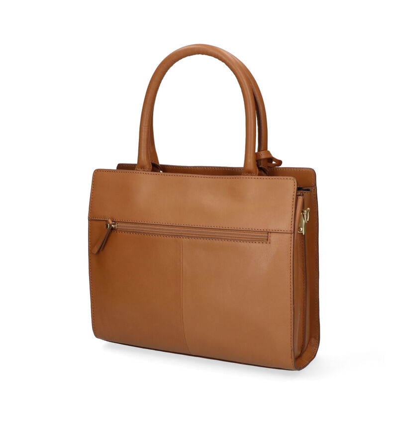 Burkely Parisian Paige Cognac Handtas in leer (309206)