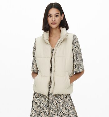 Korte jas beige