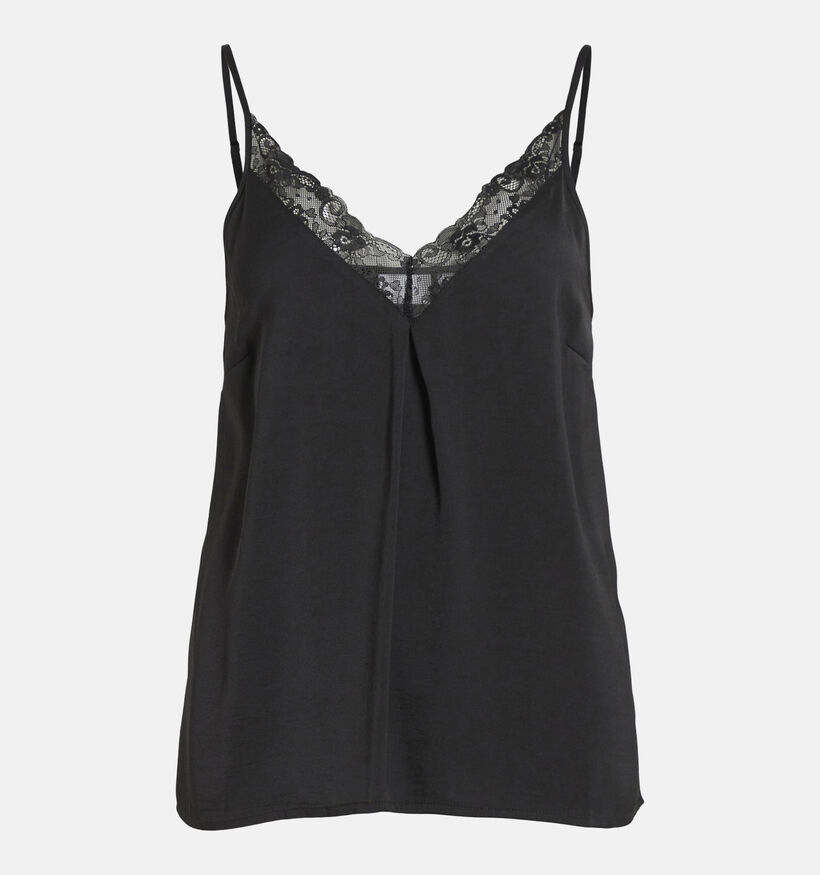 Vila Cava V-Neck Lace Singlet Zwarte Top voor dames (335455)
