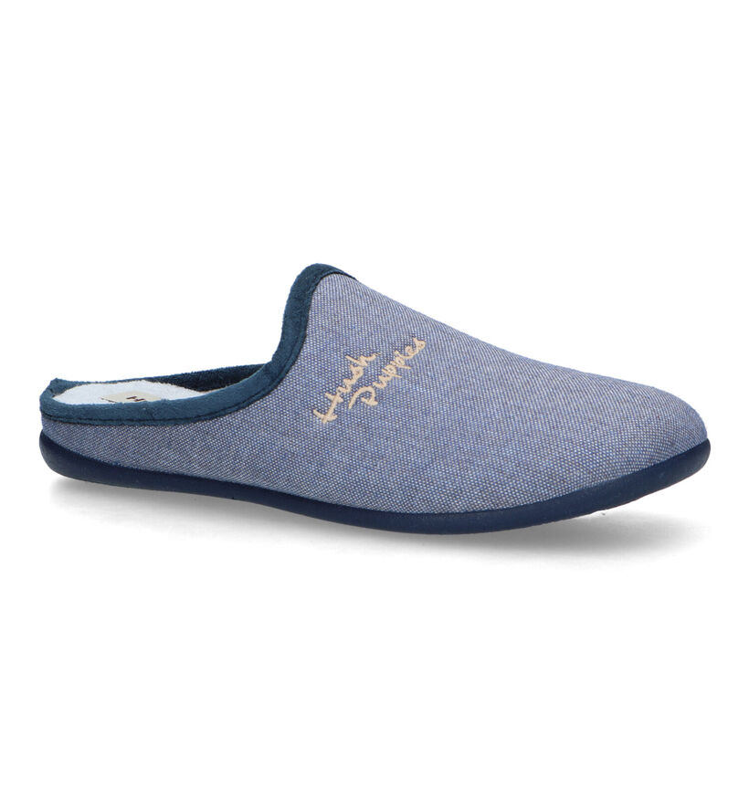 Hush Puppies Daron Pantoufles en Bleu pour femmes (340756)