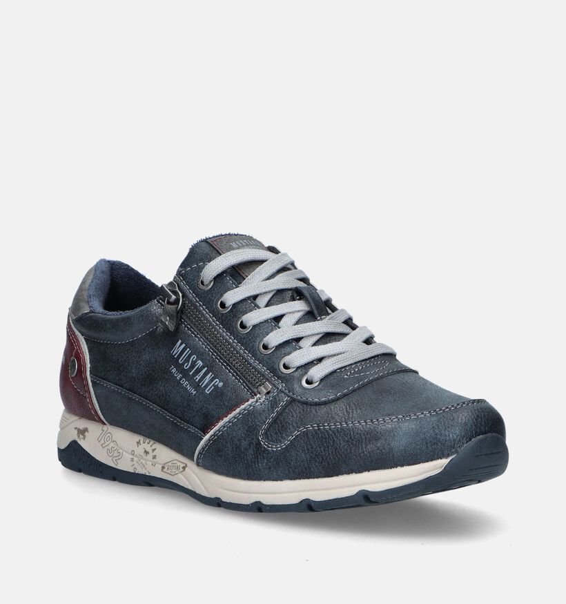 Mustang Chaussures à lacets en Bleu pour hommes (345475)