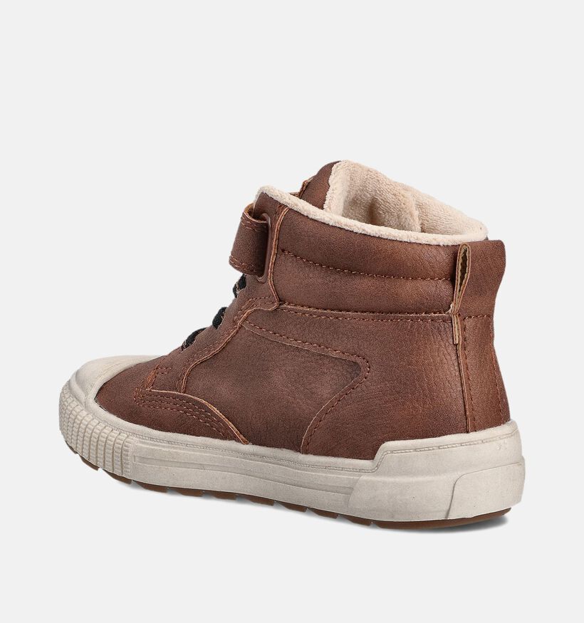 Milo & Mila Bruine Veterboots voor jongens (364661) - geschikt voor steunzolen