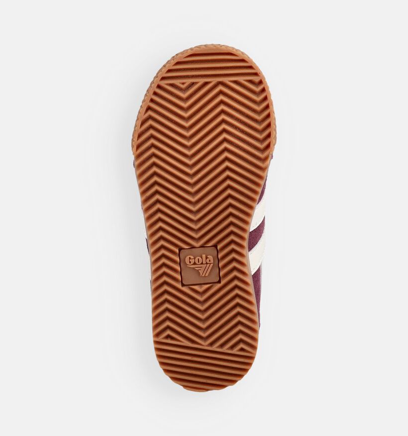 Gola Elan Strap Baskets basses en Bordeaux pour filles (376295)