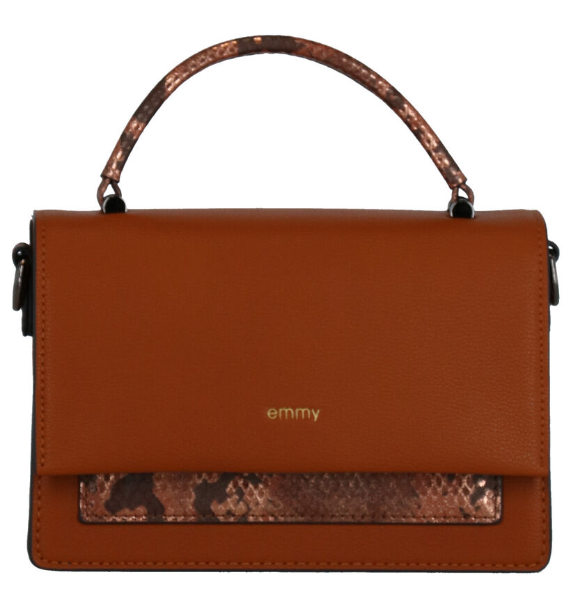 Emmy Wieleman Cognac Handtas in kunstleer (271782)