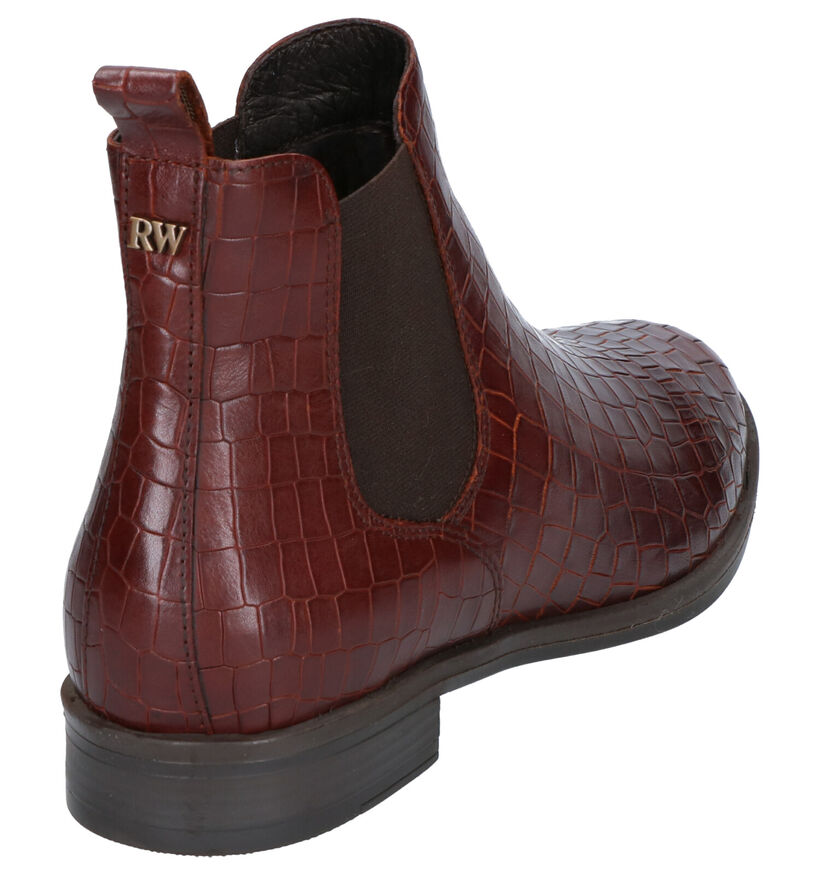 River Woods Samba Bruine Boots in leer (260294)