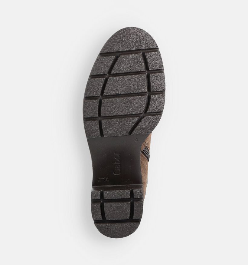 Gabor Bottines à talons en Brun foncé pour femmes (363400) - pour semelles orthopédiques
