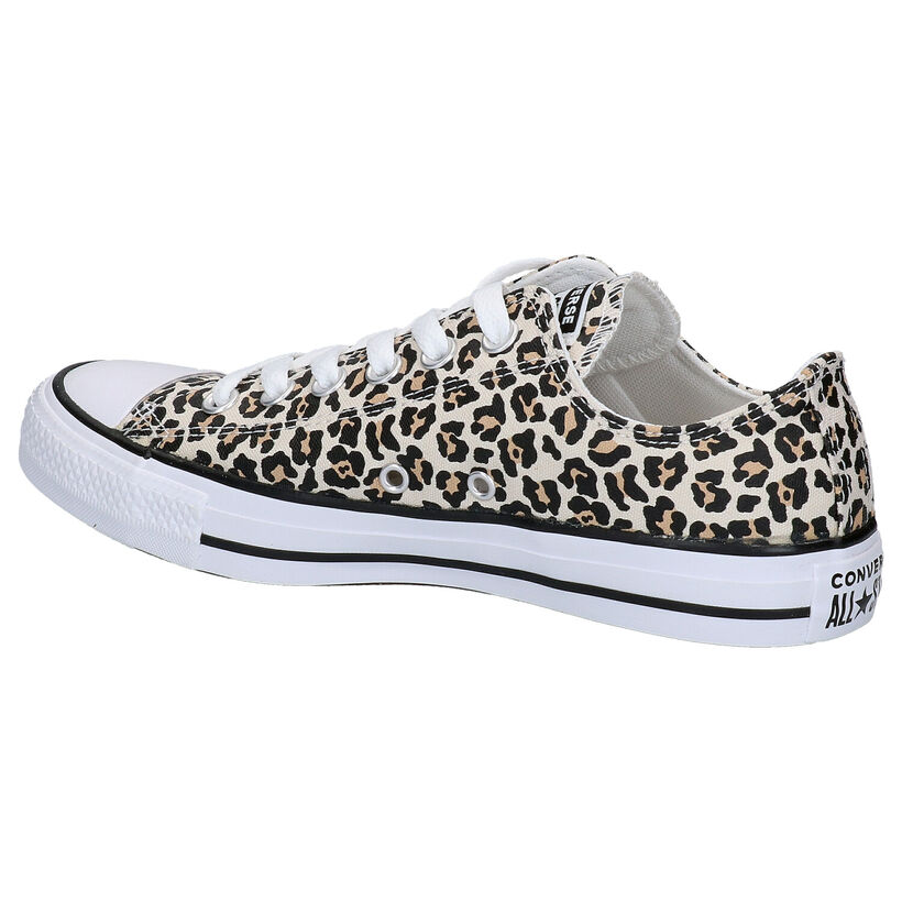 Converse Chuck Taylor AS Baskets en Beige en textile (266475)