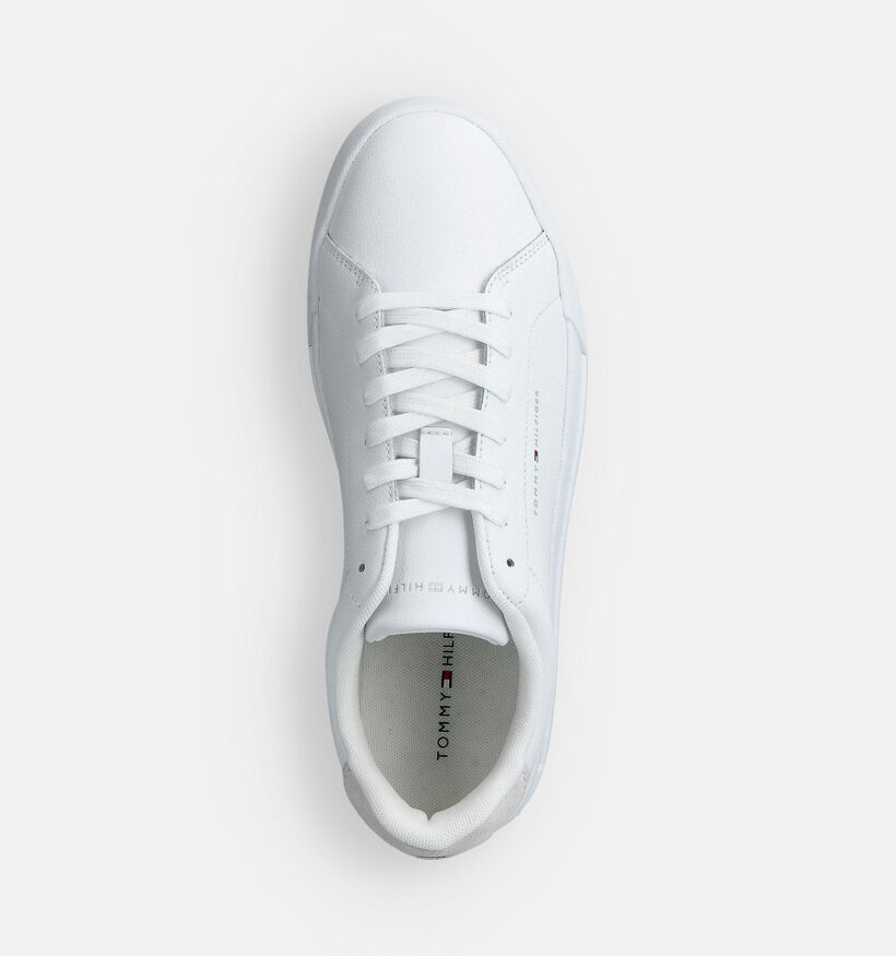 Tommy Hilfiger Court Chaussures plates en Blanc pour femmes, hommes (373245) - pour semelles orthopédiques