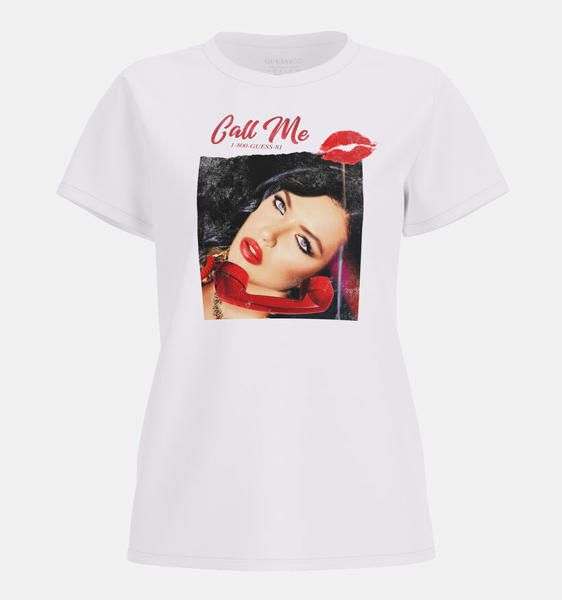 Guess T-shirt en Blanc pour femmes (366583)