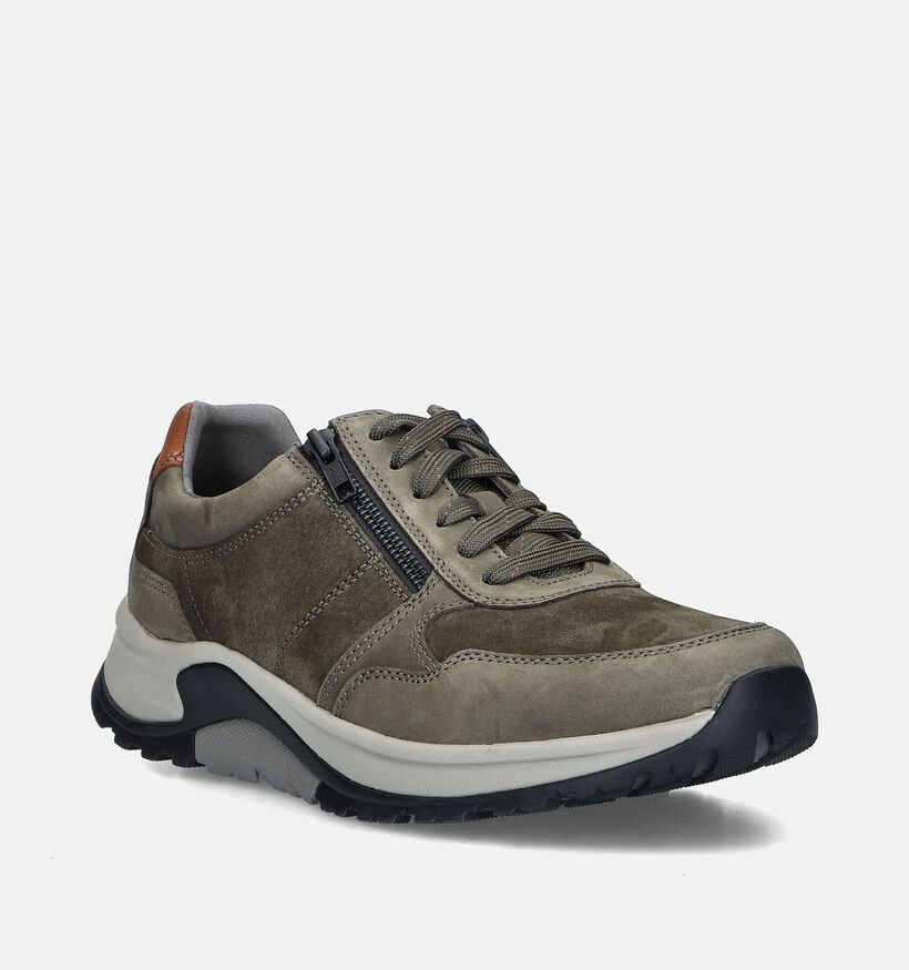 Pius Gabor Kaki Veterschoenen voor heren (347468) - geschikt voor steunzolen