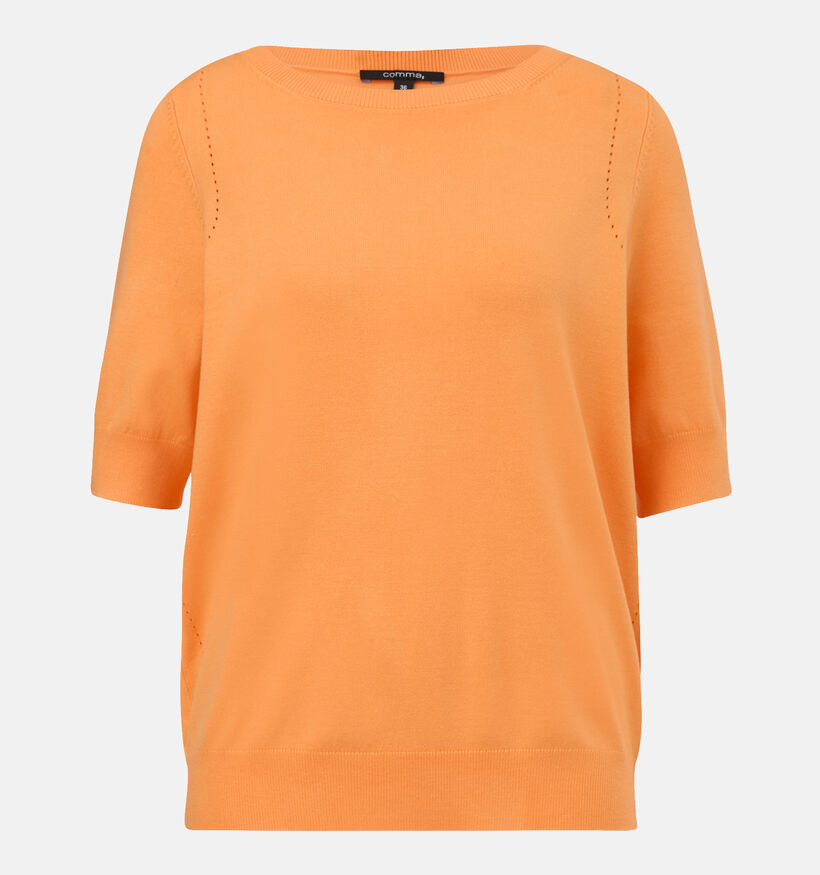 comma Pull en Orange pour femmes (341701)