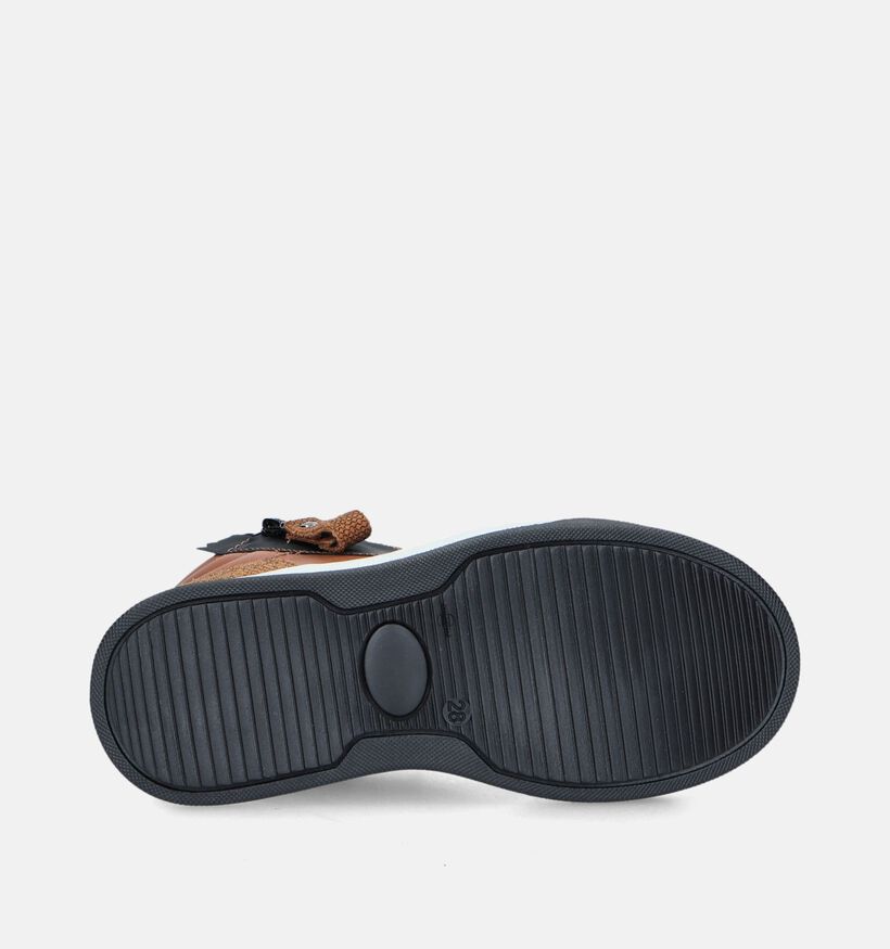 FR by Romagnoli Cognac Bottines voor jongens (346279) - geschikt voor steunzolen