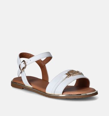 Tommy Hilfiger Sandalen Wit/Cognac