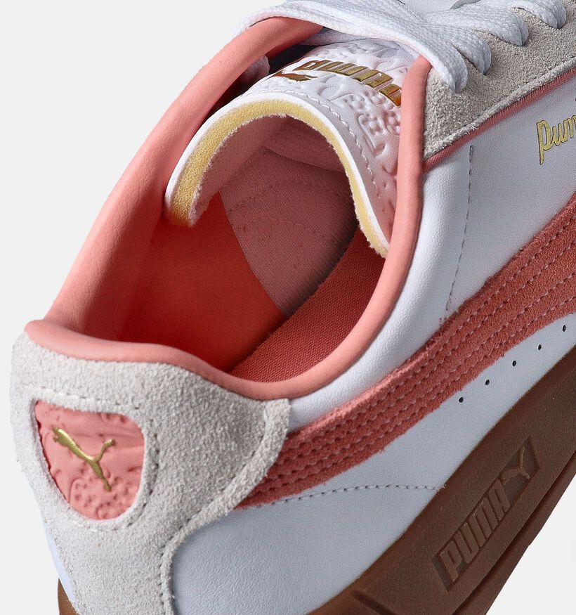 Puma Club Klassika Baskets en Blanc pour femmes (350413) - pour semelles orthopédiques