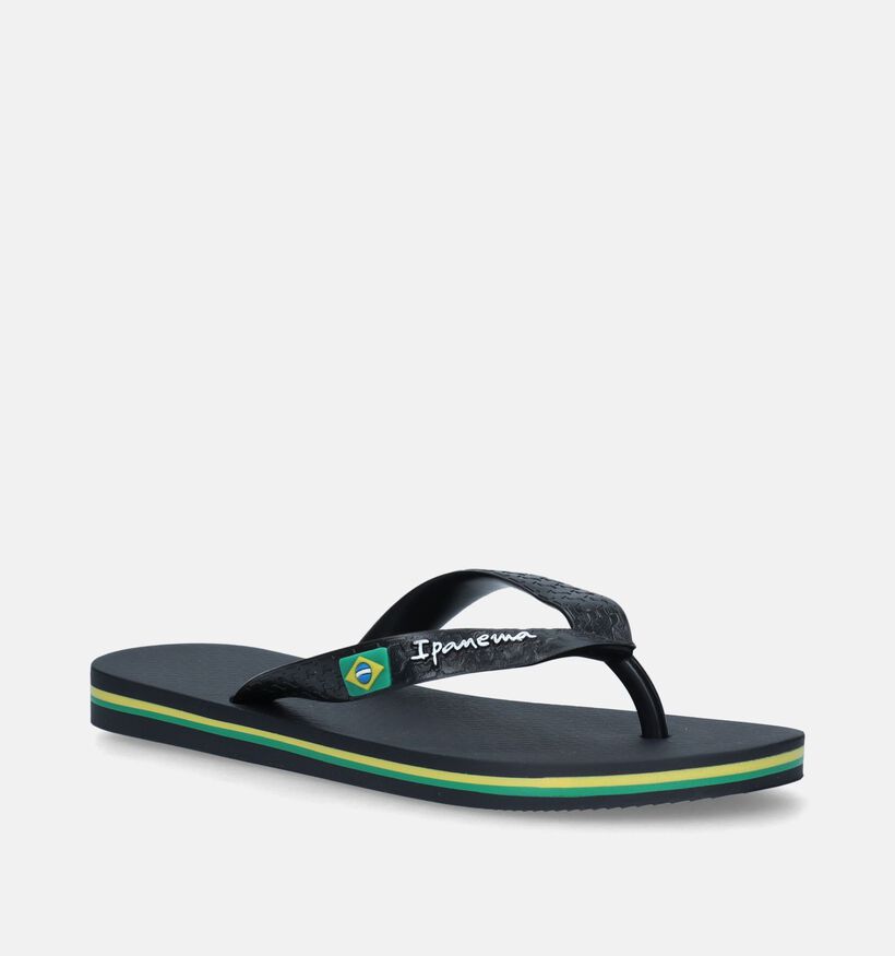 Ipanema Classic Brasil Zwarte Teenslippers voor jongens, meisjes (340679)