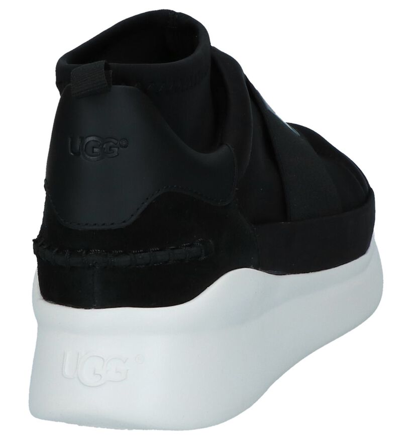 UGG Neutra Zwarte Slip-on Sneakers in stof (223600)